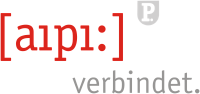 Logo aipi: verbünnet.